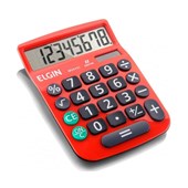 Calculadora Elgin MV-4131 8 Digitos vermelha.