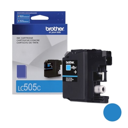 Cartucho de Tinta Brother LC-505C Ciano p/ 1.300 Páginas