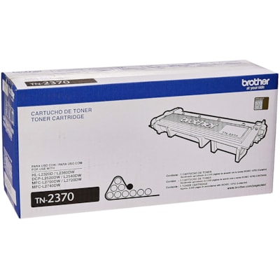 Cartucho de Toner Brother TN-2370 para até 2.600 páginas