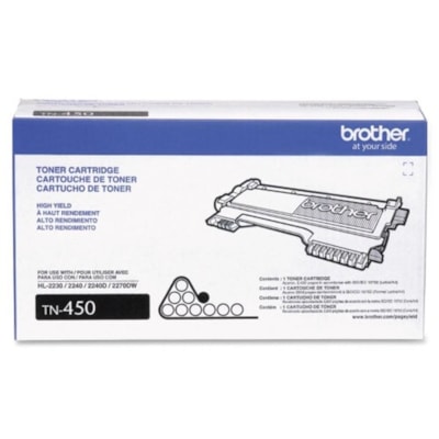 Cartucho de Toner Brother TN-450BR Preto p/ 2.600 Páginas