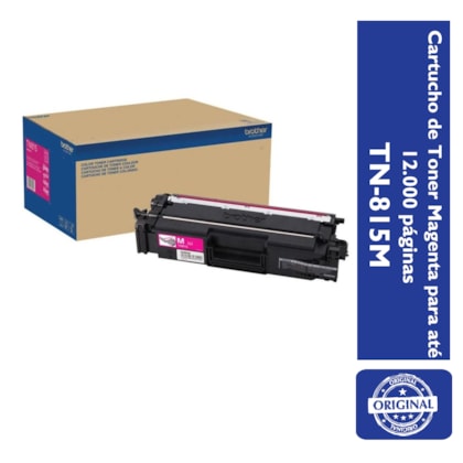 Cartucho de Toner Brother TN-815M para até 12.000 páginas