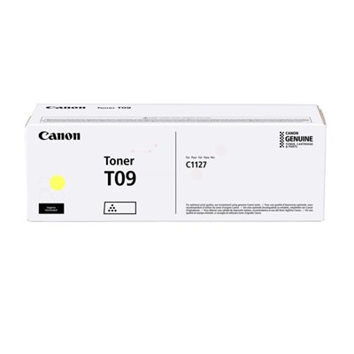 Cartucho de Toner Canon T09 Amarelo para 5.900 páginas
