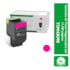 Cartucho de Toner Lexmark 75M4XM0 Magenta para até 11.700 páginas