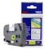 Fita Laminada p/ Rotulador Brother TZe-151 Preto Sobre Transparente 24mm