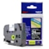 Fita p/ Rotulador Brother TZe-355 Branco sobre Preto 24mm