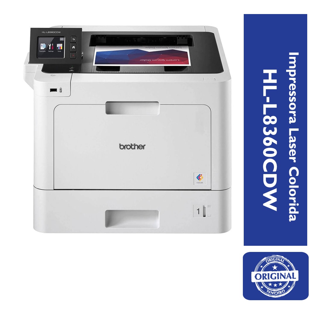 Impressora a Laser Colorida HL-L8360CDW Brother - Loja Gomaq