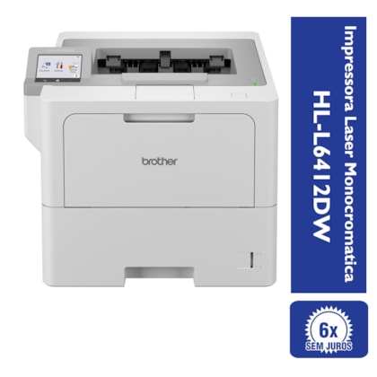 Impressora a Laser Monocromática Corporativa HL-L6412DW Brother