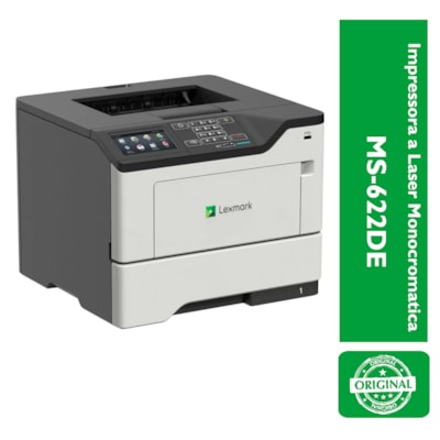 Impressora a Laser Monocromática MS-622DE Lexmark