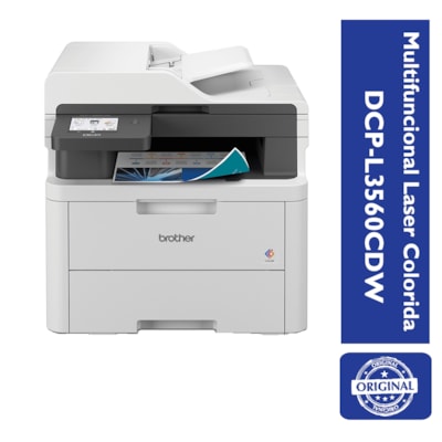 Impressora Led Colorida DCP-L3560CDW Brother