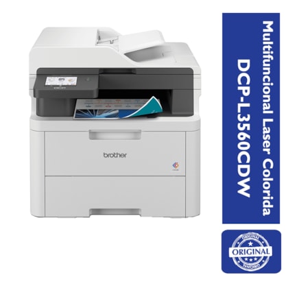 Impressora Led Colorida DCP-L3560CDW Brother