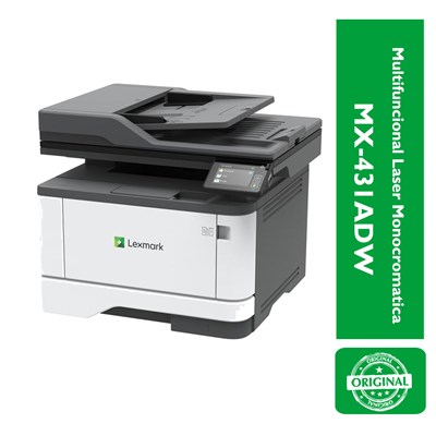 Impressora Multifuncional Lexmark MX-431ADW Laser Monocromática 42PPM