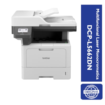 Multifuncional a Laser Brother DCP-L5662DN Monocromática Corporativa Multifuncional a Laser Brother DCP-L5662DN Monocromática Corporativa