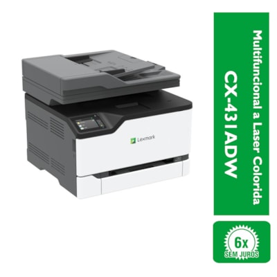 Multifuncional a Laser Colorida CX-431ADW Lexmark