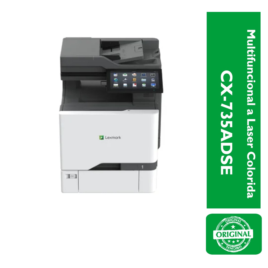 Multifuncional a Laser Colorida CX-735ADSE Lexmark - Loja Gomaq Multifuncional a Laser Colorida CX-735ADSE Lexmark - Loja Gomaq