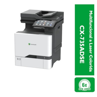 Multifuncional a Laser Colorida CX-735ADSE Lexmark