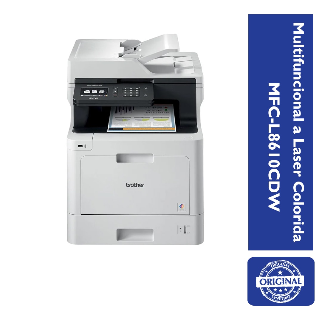 Multifuncional a Laser Colorida MFC-L8610CDW Brother - Loja Gomaq