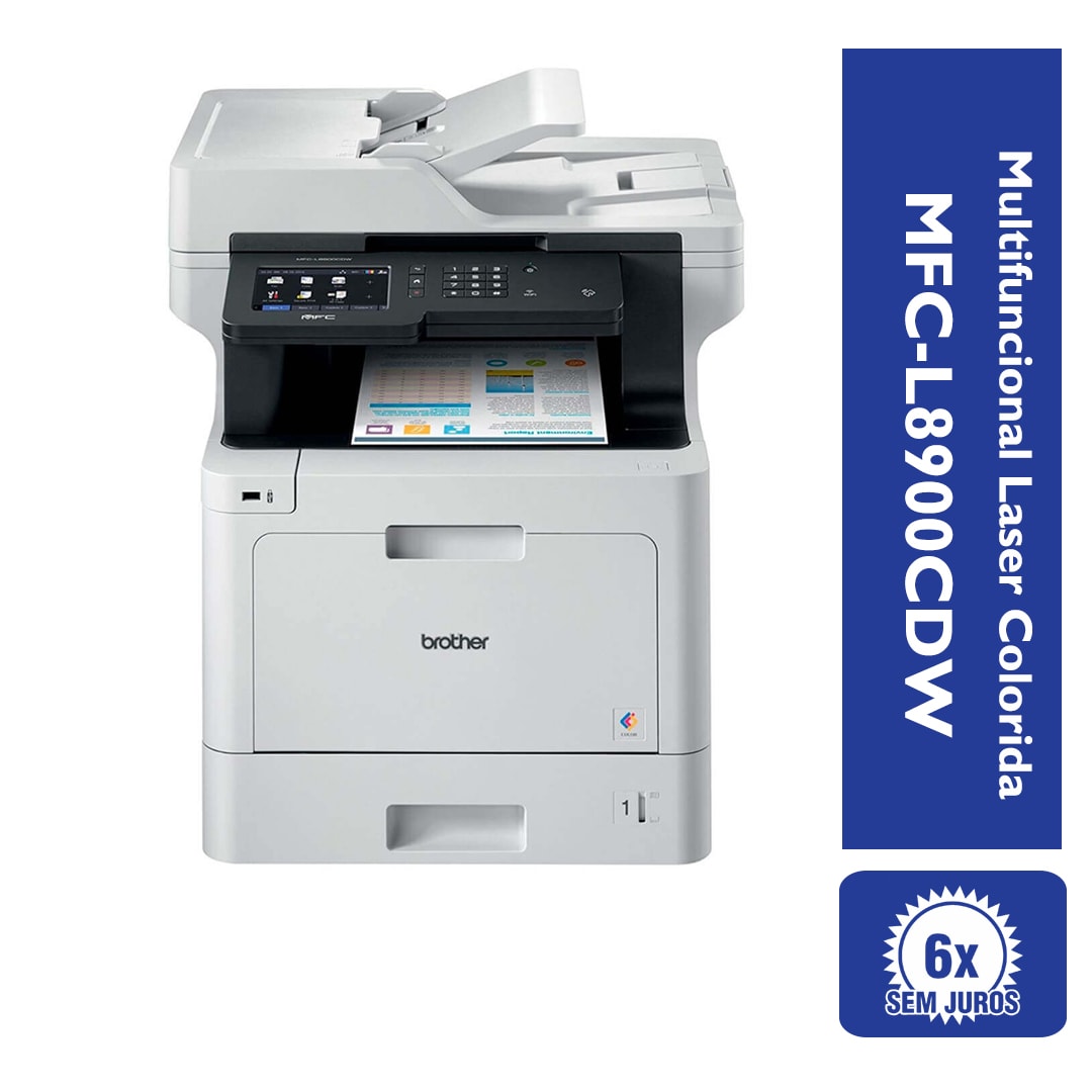 Multifuncional a Laser Colorida MFC-L8900CDW Brother - Loja Gomaq