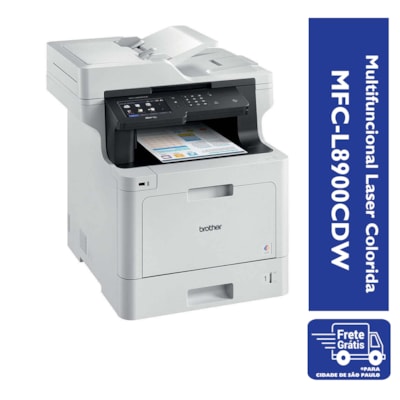 Multifuncional a Laser Colorida MFC-L8900CDW Brother