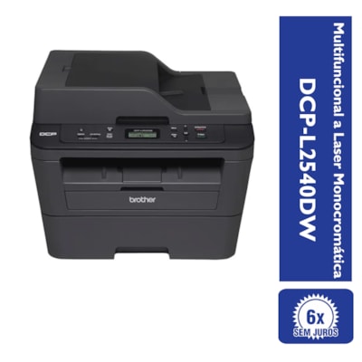 Multifuncional a Laser Monocromática DCP-L2540DW Brother