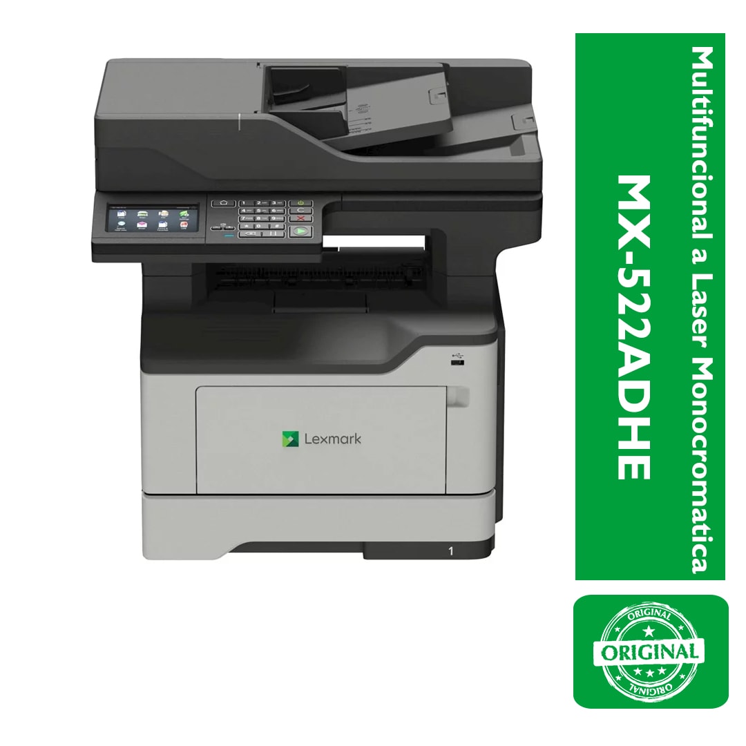 Multifuncional a Laser Monocromática MX-522ADHE Lexmark - Loja Gomaq