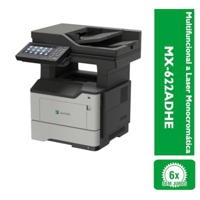 Multifuncional a Laser Monocromática MX-622ADHE Lexmark