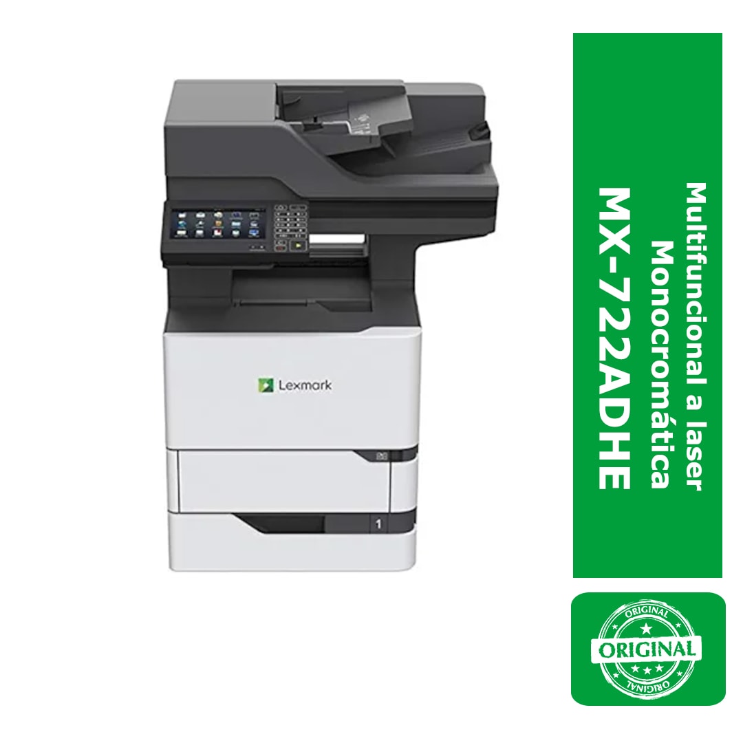 Multifuncional a Laser Monocromática MX-722ADHE Lexmark - Loja Gomaq