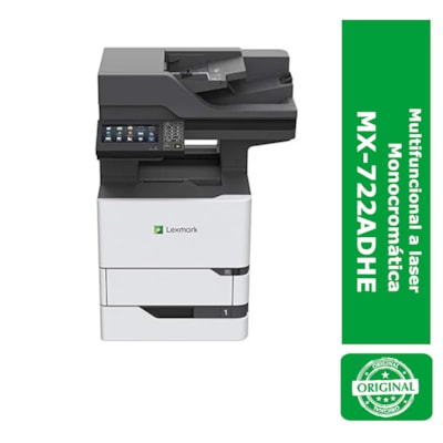 Multifuncional a Laser Monocromática MX-722ADHE Lexmark