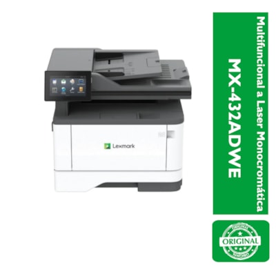 Multifuncional a Laser Monocromático MX-432ADWE Lexmark Multifuncional a Laser Monocromático MX-432ADWE Lexmark