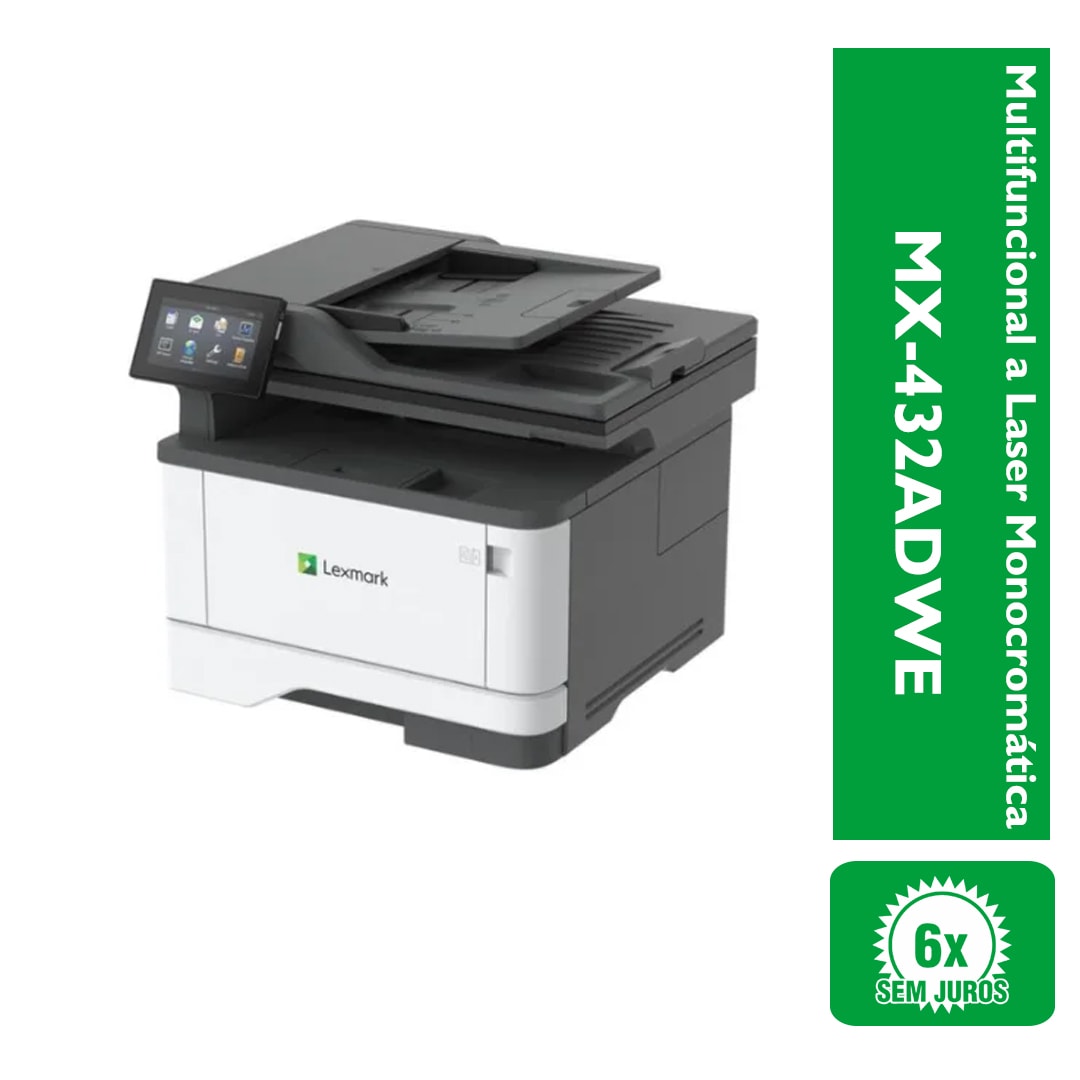 Multifuncional a Laser Monocromática MX-622ADHE Lexmark - Loja Gomaq