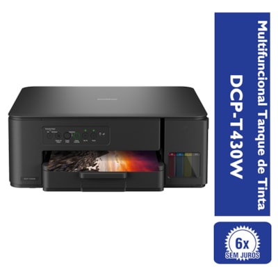 Multifuncional Jato de Tinta Colorida DCP-T430W Brother