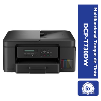 Multifuncional Jato de Tinta Colorida DCP-T730DW Brother
