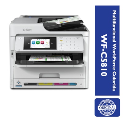 Multifuncional Jato de Tinta Colorida WorkForce C5810 Epson