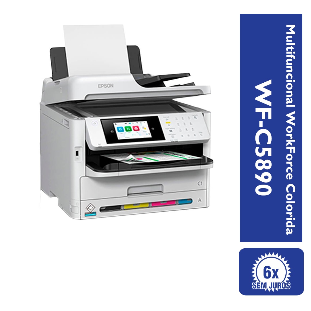 Multifuncional Jato de Tinta Colorida WorkForce C5890 Epson - Loja