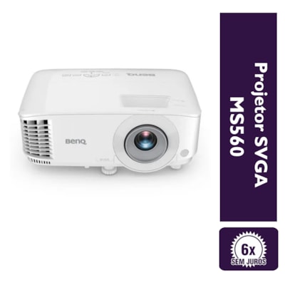 Projetor MS560 SVGA Branco Benq