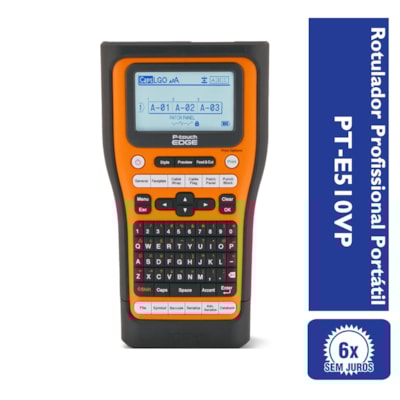 Rotulador Brother PT-E510VP Profissional Portátil