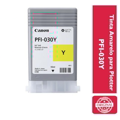 Tinta Amarela p/ Plotter PFI-030Y Canon