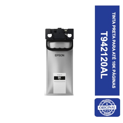 Tinta Epson Preta 10K T942120AL EPSON WF-C5790/C5710/C5290