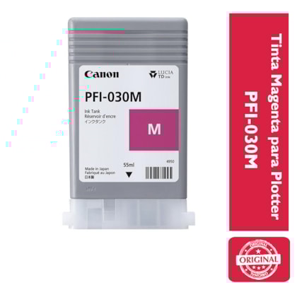 Tinta Magenta p/ Plotter PFI-030M Canon
