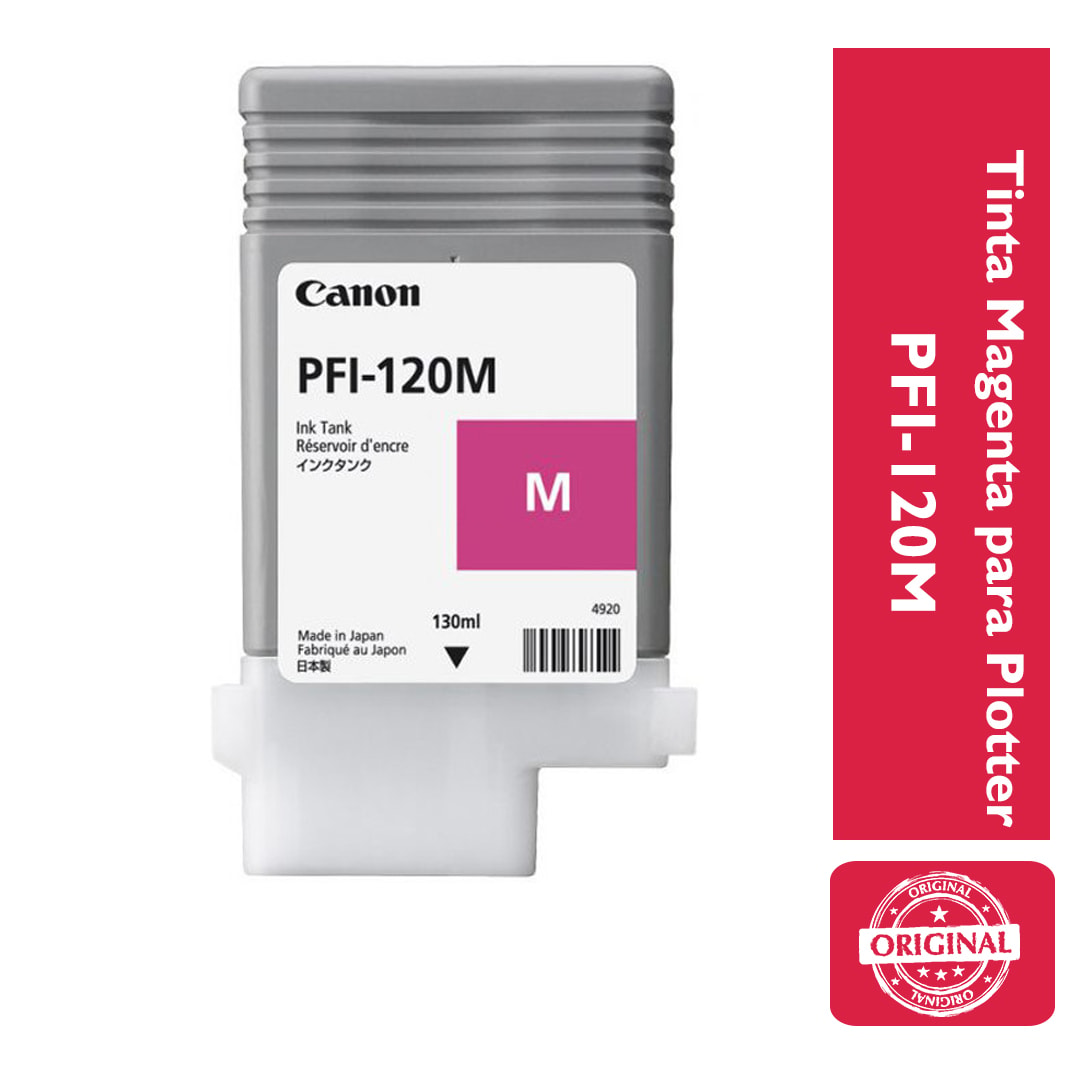 Tinta Preta Matte p/ Plotter PFI-120MBK Canon - Loja Gomaq