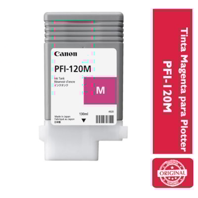 Tinta Magenta p/ Plotter PFI-120M Canon