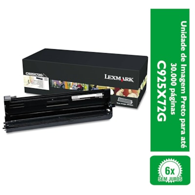 Unidade de Imagem Lexmark C925X72G para até 30.000 páginas
